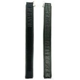 VXP51 Men's Black Universal Vest Expander Panel with Silver Aluminum Zip (Single Piece)