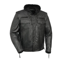 Nightstrike Men's Motorcycle Leather Jacket