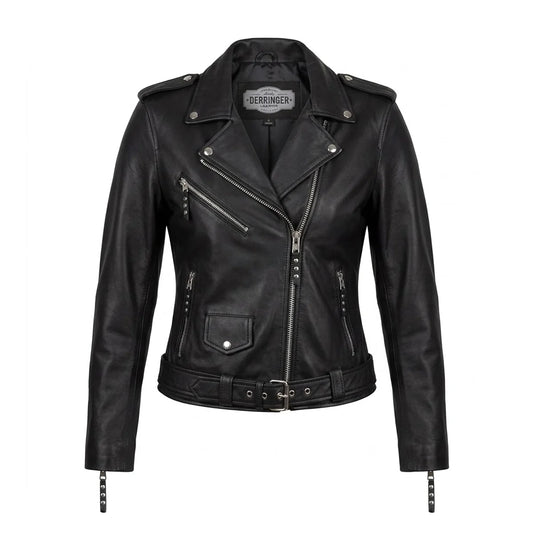 Lola - Women's Premium Leather Motorcycle Jacket