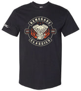 RC Rocker Vintage Black Men's Motorcycle T-Shirt