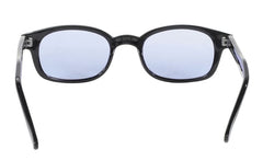 112 X - KD'S Black FRAME/LIGHT BLUE LENS