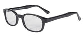 1015 X - KD'S Black FRAME/CLEAR LENS