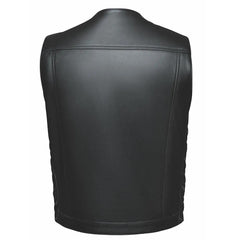 Red river - Men's Premium Leather Vest