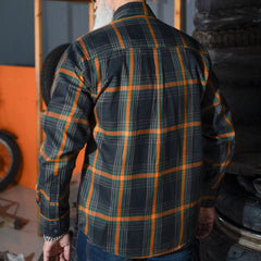 Sprucer Men's Blue and Green Flannel Shirt