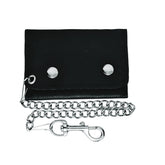 Stylish Black Biker Chain Wallet