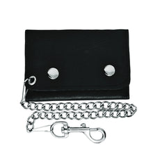 Stylish Black Biker Chain Wallet