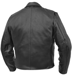 Blackhawk Men's Leather Motorcycle Jacket