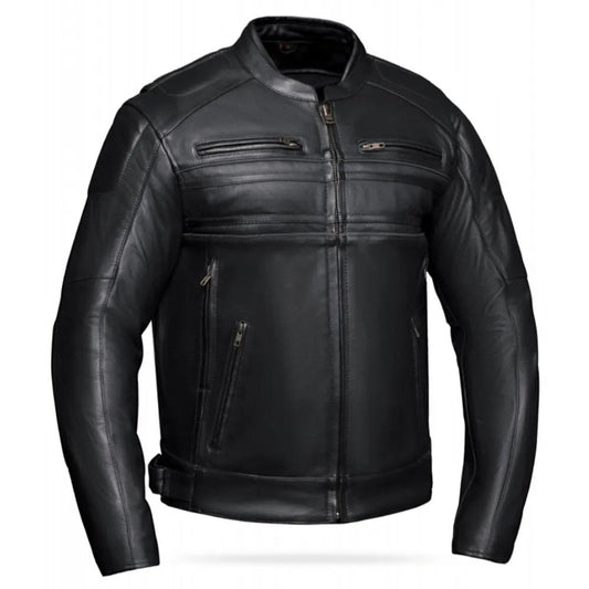 Grizzly - Men's Ultra Leather Motorcycle Jacket