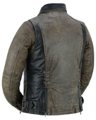 Fusion Flow Women's Leather Motorcycle Jacket