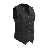 Women's Classic Plain Side Vest
