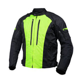 Hi-Viz blast Micro Mesh Men's Motorcycle Jacket – Lightweight