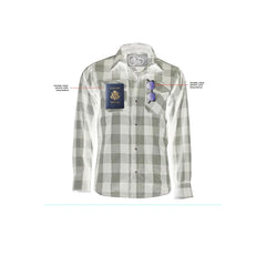 Flannel Shirt - Orange and Black