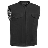 Men's Modern Utility Style Canvas Vest