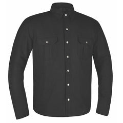 Defender - Men's Black Armored Flannel