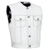 Glory Ride - Lowcut Men's Motorcycle Leather Vest