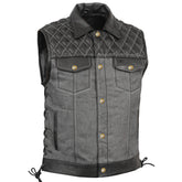 Dark Venture Men's Leather Vest