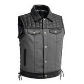 Iron Nomad Men's Leather x Canvas Vest (Limited Edition)