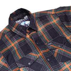 Sprucer Men's Blue and Green Flannel Shirt