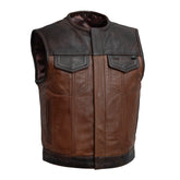 Lowside Rider Men's Motorcycle Leather Vest