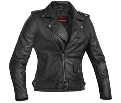 Night Shine Women's Black Fashion Leather Jacket