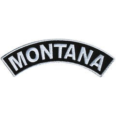 Hot Leathers Montana 4"X 1" Top Rocker Patch