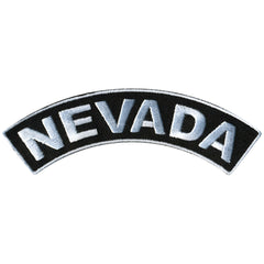 Hot Leathers Nevada 4" X 1" Top Rocker Patch