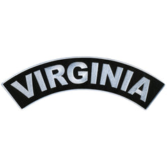 Hot Leathers Virginia 12” X 3” Top Rocker Patch