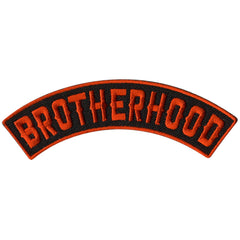 Hot Leathers Brotherhood 4” X 1” Top Rocker Patch