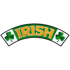 Hot Leathers Irish 12” X 3” Top Rocker Patch
