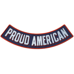 Hot Leathers Proud American 12" x 3" Bottom Rocker Patch