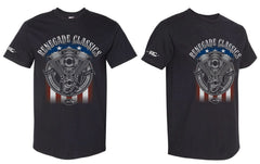 RC Renegade Classics Flag Graphic Men's Motorcycle T-Shirt