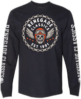 RC Chain Skull Men's Long Sleeve Shirt