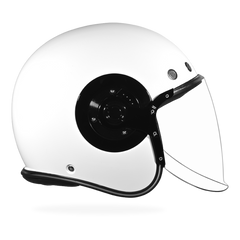 D.O.T. & ECE Daytona Retro Jet- Hi-Gloss White