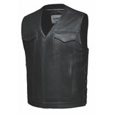 Red river - Men's Premium Leather Vest