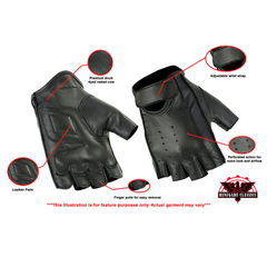 Premium Fingerless Cruiser Glove