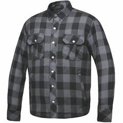 Sentry - Men's Black & Gray Armored Flannel