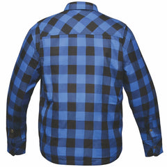 Guardian - Men's Black & Blue Armored Flannel