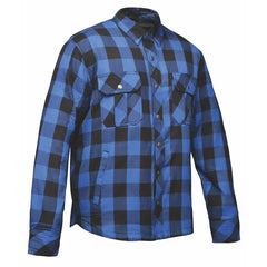 Guardian - Men's Black & Blue Armored Flannel