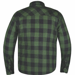 Warrior - Men's Black & Green Armored Flannel