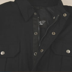 Defender - Men's Black Armored Flannel