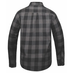 TW205.20 - Men's Black and Gray Flannel Shirt