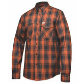 TW211.00 - Men's Black and Brown Flannel Shirt