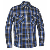 TW216.00 - Men's Black AND BLUE Flannel Shirt