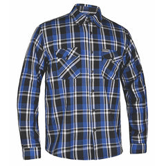 TW216.00 - Men's Black AND BLUE Flannel Shirt