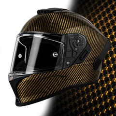 D.O.T. & ECE Daytona Viper- Gold Carbon Fiber