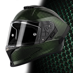 D.O.T. & ECE Daytona Viper- Green Carbon Fiber