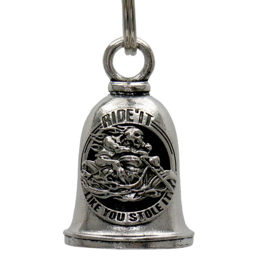 Milwaukee Leather MLB9021 'Biker Boobs - Beer Babes' Motorcycle Good Luck Bell | Key Chain Accessory for Bikers