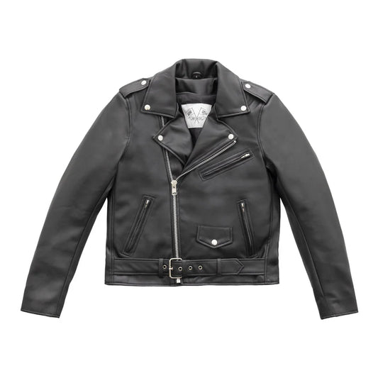 BH-J03-BLK-Cassandra - Women's Vegan Leather Motorcycle Jacket