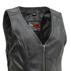 Cindy - Women's Motorcycle Sheepskin Vest