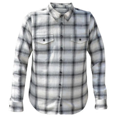TW220.00 - Men's Black and Gray Flannel Shirt